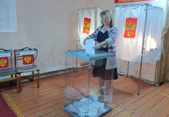 жители Переволочского сельского поселения активно голосуют - фото - 1